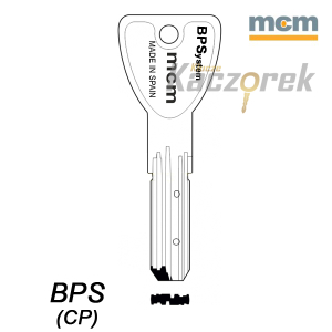 Mieszkaniowy 224 - klucz surowy mosiężny - MCM BPS-CP